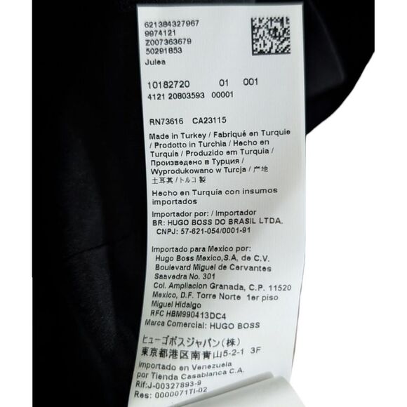 HUGO BOSS Julea Black Two Button Blazer - Women's US 4 - Picture 7 of 8